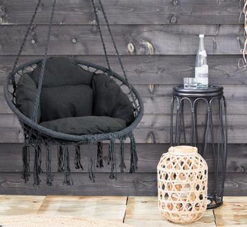 WEEKEND AANBIEDING❣️Nieuw 🤩 SFEERVOLLE HANGSTOEL 😍 beschikbaar voor biedingen
