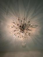 Plafond lamp mrt kristallen effect, Ophalen, Zo goed als nieuw