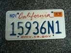 Kentekenplaat licenseplate California Lipstick USA, Verzenden, Gebruikt, Auto's