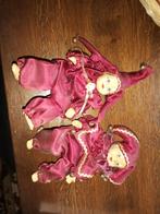 Vintage Clowntje, harlekijn, met Aardewerk, Verzamelen, Poppen, Ophalen of Verzenden, Gebruikt, Pop