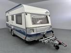 Fendt Saphir 490 TF Mover Fietsendrager Voortent, Caravans en Kamperen, Serviceluik, Vast bed, Rondzit, Tot en met 2