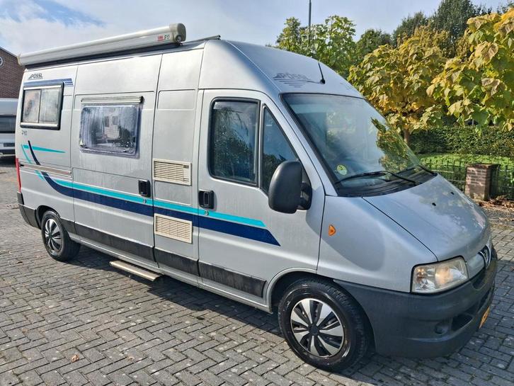 Pössl 2WIN 2003, 4 pers.Peugeot Boxer 2.8hdi (Fiat), Caravans en Kamperen, Campers, Bedrijf, tot en met 2, Buscamper of Camperbus