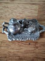 Miniatuur Tinnen Serviesje 1:24, Antiek en Kunst, Ophalen of Verzenden