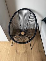 Zwarte Acapulco Stoel, Tuin en Terras, Ophalen, Zo goed als nieuw