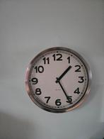 Ronde Karlsson Wandklok, Huis en Inrichting, Ophalen of Verzenden, Zo goed als nieuw, Analoog, Wandklok
