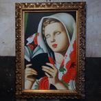 Tamara de Lempicka Schilderij "Polish Girl" Replica, Ophalen