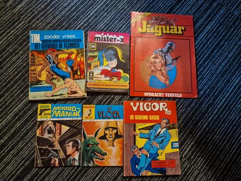 Vintage Stripboeken Collectie - Tim, Jaguar, Mister-X & Meer, Boeken, Stripboeken, Gelezen, Meerdere stripboeken, Ophalen of Verzenden