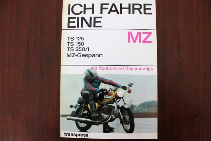 Ich Fahre eine MZ TS125 TS150 TS250/1 Gespann reparatur tips, Motoren, Handleidingen en Instructieboekjes, Overige merken, Ophalen of Verzenden