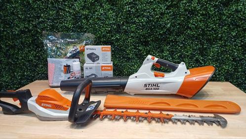 ZEER NETTE Stihl HOVENIER Accu Set Heggenschaar & Bladblazer, Tuin en Terras, Heggenscharen, Zo goed als nieuw, Accu, Ophalen of Verzenden