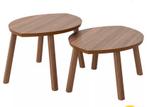 Bijzettafels Stockholm (IKEA) 2 stuks, Minder dan 45 cm, Minder dan 55 cm, Rond, Ophalen of Verzenden