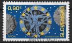 Slowakije 2009 mi.615 europazegel ASTRONOMIE nom. € 0,90, Verzenden, Overige landen, Gestempeld