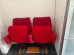 Bioscoop stoelen, Huis en Inrichting, Stoelen, Ophalen, Gebruikt, Twee, Metaal