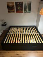 Bed Ikea 180x200, Huis en Inrichting, Slaapkamer | Bedden, Wit, Tweepersoons, Ophalen of Verzenden, Zo goed als nieuw