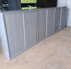 Grijze metalen roldeurkasten, 135 hoog, Ophalen, Gebruikt, 100 tot 150 cm, 100 tot 150 cm