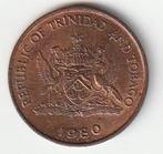 1  cent  1980  Trinidad en Tobago. km. 29   ( 0,25 ), Ophalen of Verzenden, Noord-Amerika, Losse munt