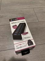 Icy Box USB hub 10 ports / poorten, als nieuw, Ophalen of Verzenden, Zo goed als nieuw, USB-hub