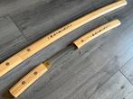 Katana 2x Shirasaya Japans Zwaard Set Hout Simpel decor, Verzenden, Overige soorten, Zwaard of Sabel