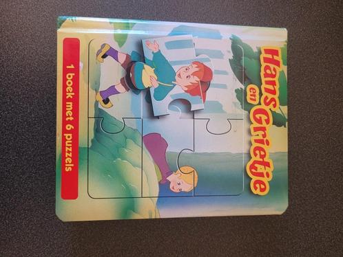 Boek met tekst en puzzels Hans en Grietje, Kinderen en Baby's, Speelgoed | Educatief en Creatief, Zo goed als nieuw, Ophalen of Verzenden