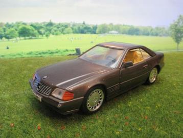 1/24 Mercedes Benz R129 SL 280 320 350 500 560 bruinmetallic beschikbaar voor biedingen