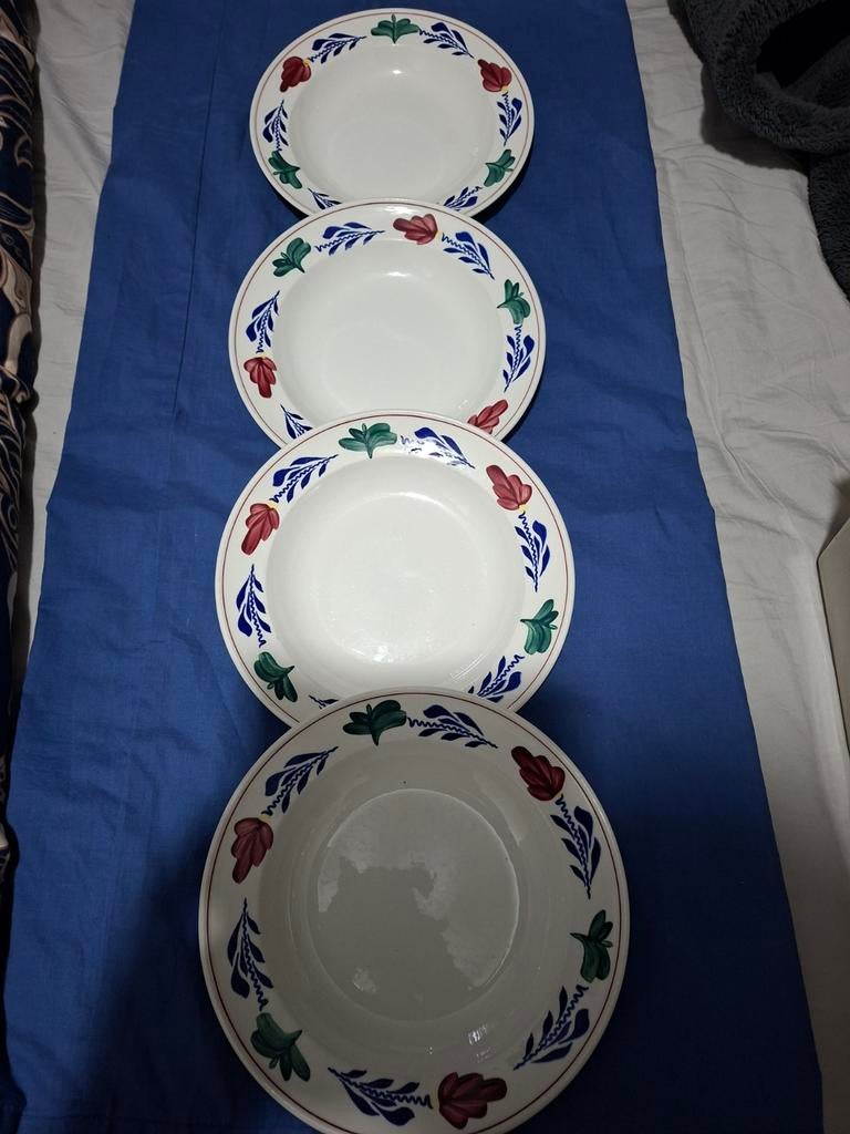Boerenbont Servies - Borden en meer!, Gebruikt, Ophalen of Verzenden, Bord(en), Aardewerk
