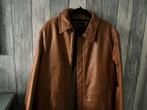 HugoBoss jas leer 52, Ophalen of Verzenden, Zo goed als nieuw, Maat 52/54 (L), Bruin
