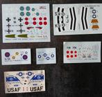1:144 decals: B26B, F86F, Spitfire, P40E, P51B/C, USAF, Ophalen, Zo goed als nieuw, 1:72 tot 1:144, Overige merken