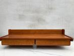 Aksel Kjersgaard Mid century teak - Deens design - wandrek, Ophalen of Verzenden, Minder dan 150 cm, Met lade(s), Minder dan 100 cm