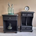 2 zwarte kastjes, Huis en Inrichting, Kasten | Stellingkasten, Ophalen, Zo goed als nieuw
