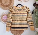 Vintage lamswollen norway trui scandinavisch noors dale styl, Old Navy, Geel, Ophalen of Verzenden, Zo goed als nieuw