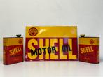 SHELL Motor olie oud reclamebord, Ophalen of Verzenden