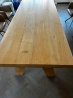 Eettafel solide robuust handgemaakt 300x111cmx8 dik eiken, 200 cm of meer, Modern landelijk, 100 tot 150 cm, Rechthoekig