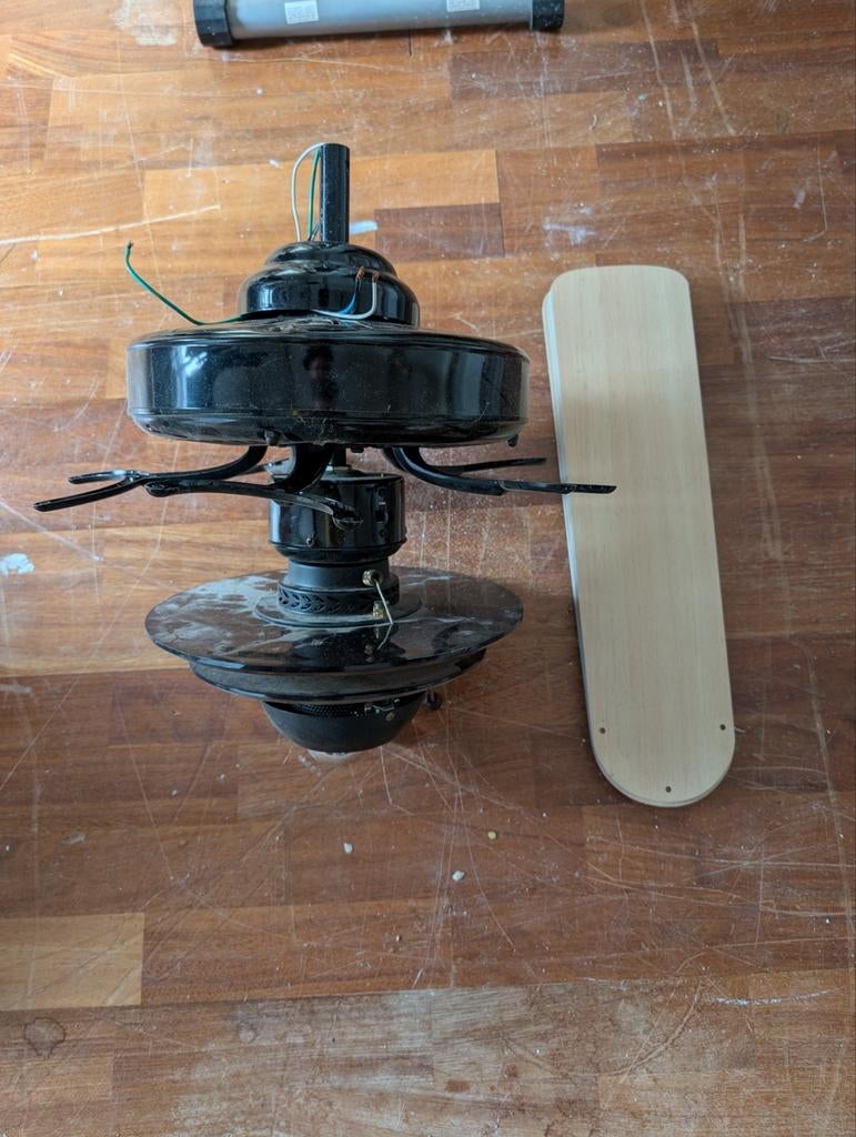 Plafond ventilator met lamp functie, Ophalen, Gebruikt, Plafondventilator