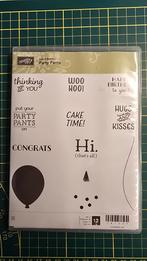 Stampin up party pants stempelset, Ophalen of Verzenden, Zo goed als nieuw, Clearstamp