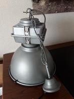 Industriële grijze Metalen Hanglamp voor aan Plafon, Ophalen, Industriël / Modern, Zo goed als nieuw, Metaal