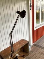 Ledu Sweden, type 231: architectenlamp, bruin mooi vintage., Huis en Inrichting, Lampen | Tafellampen, Gebruikt, Ophalen of Verzenden