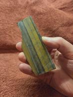 Ruwe Tijgeroog Plak voor Lapidair Slijpen - Lortone, Verzamelen, Mineralen en Fossielen, Ophalen of Verzenden, Mineraal