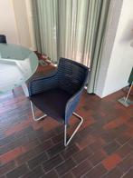 4 eettafelstoelen, Huis en Inrichting, Stoelen, Ophalen, Gebruikt, Blauw, Vier