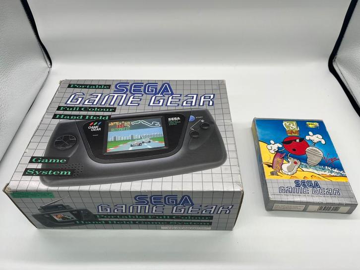 Sega Game Gear + Cool Spot (CIB), Spelcomputers en Games, Spelcomputers | Sega, Zo goed als nieuw, Game Gear, Zonder controller