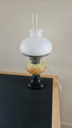 Glazen Lamp met Bijzondere Voet, Ophalen, Gebruikt, Vintage, Glas