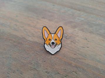 1 mooie honden pin van een Corgi te koop beschikbaar voor biedingen