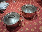 bk pannen 19 en 21 cm, Huis en Inrichting, Keuken | Potten en Pannen, Gebruikt, Verzenden, Pannenset, Rvs