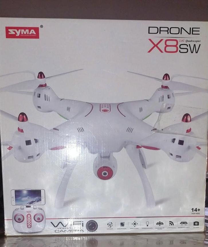 Syma X8SW Drone met camera, Audio, Tv en Foto, Drones, Zo goed als nieuw, Drone met camera, Ophalen