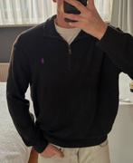 Ralph Lauren Quarter Zip - Zwart - Maat XL, Kleding | Heren, Truien en Vesten, Ophalen of Verzenden, Zo goed als nieuw, Maat 56/58 (XL)