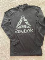 Reebok zwart sportshirt met lange mouw mt M, Maat 48/50 (M), Zwart, Ophalen of Verzenden, Reebok