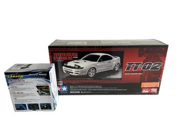 Tamiya 1:10 RC Toyota Celica GT-Four TT-02 ST185 + zender beschikbaar voor biedingen