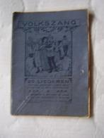 Volkszang - liederenboekje met 20 liederen., Verzenden, Gelezen, Artiest