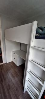 Hoogslaper met bureau te koop, Huis en Inrichting, Ophalen, Gebruikt, Eenpersoons, 200 cm
