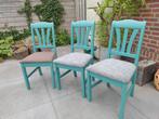 5 leuke stoelen voor keuken, eetkamer of serrre!, Ophalen, Gebruikt