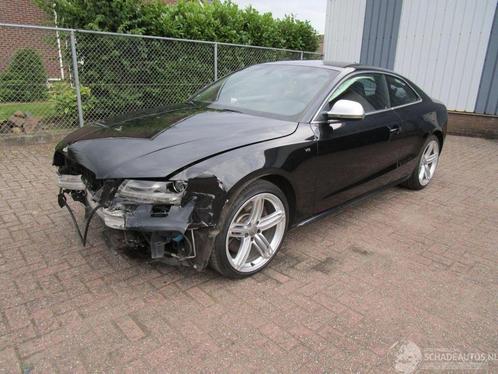 Audi S5 4.2 V8 Quattro Coupe (bj 2009, automaat), Auto diversen, Schadeauto's, Automaat, Benzine, Overige carrosserieën, Zwart