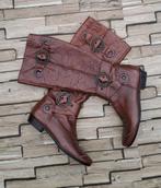 SPIRAL  Aparte Hoge Lederen Laarzen, maat 38, Kleding | Dames, Schoenen, Hoge laarzen, Spiral, Bruin, Verzenden
